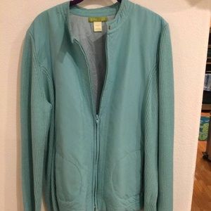 Sigrid Olsen Turquoise Jacket 1x